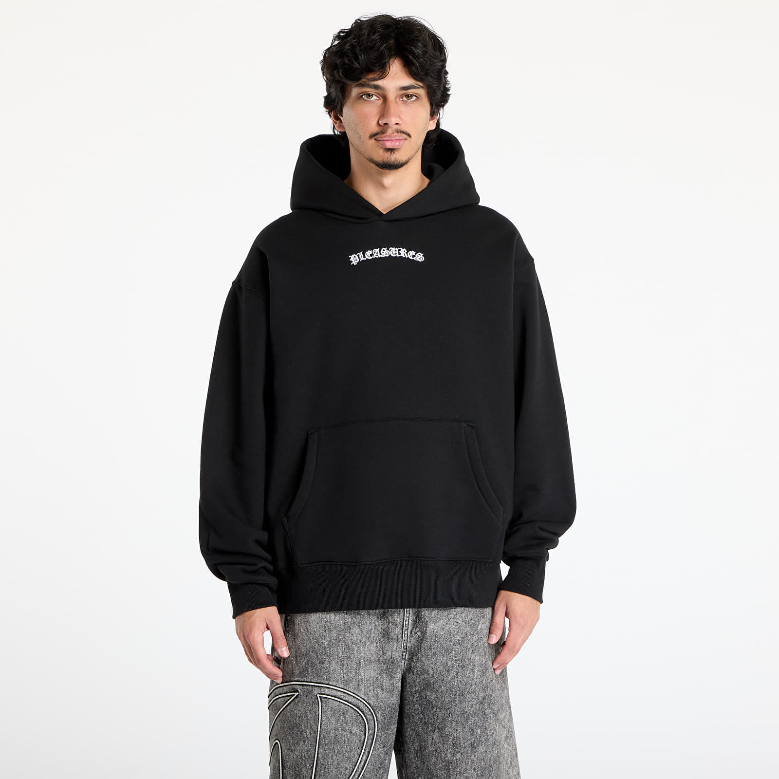Sweatshirt PLEASURES Neural Hoodie Black M