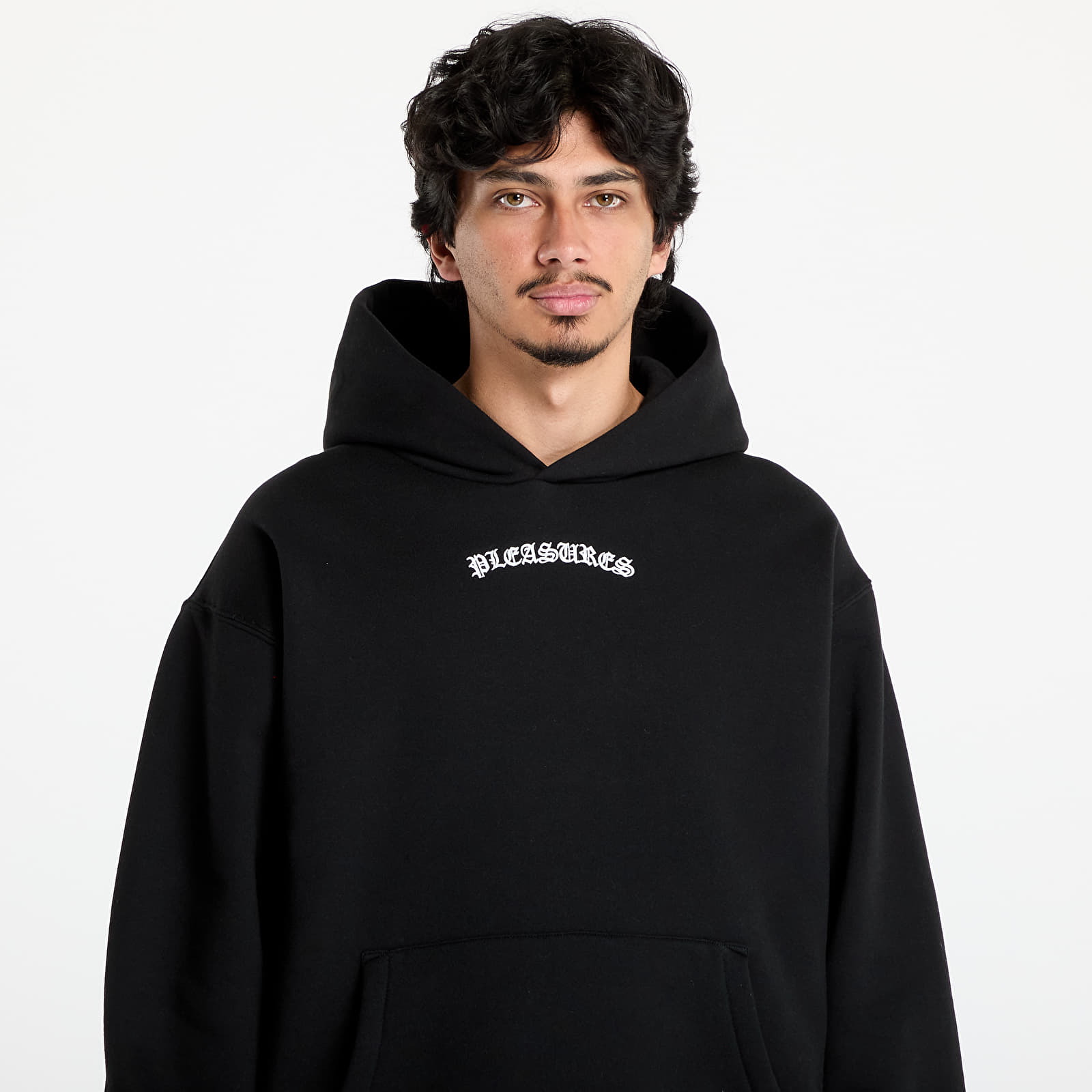 Heren sweatshirts PLEASURES Neural Hoodie Black