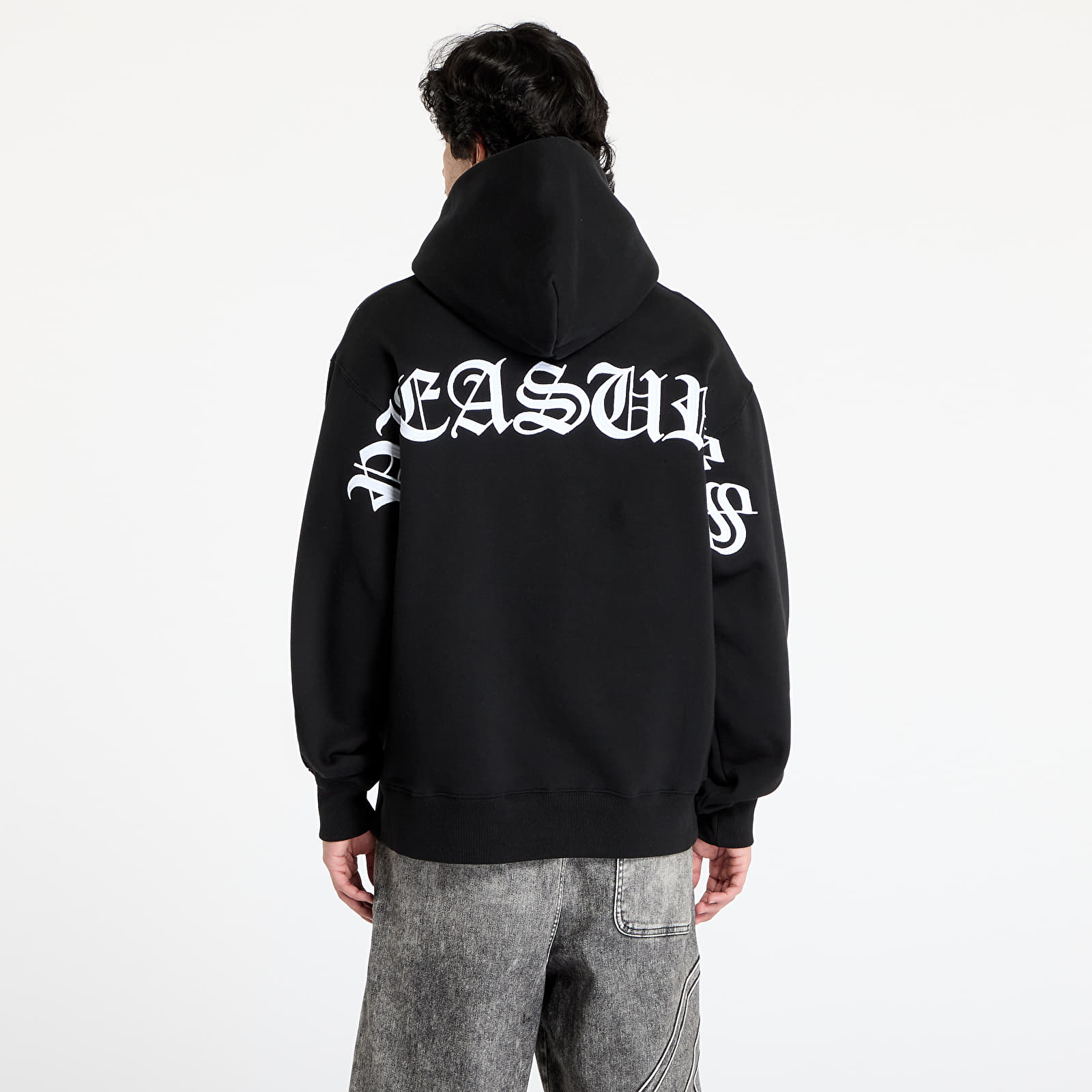 Heren sweatshirts PLEASURES Neural Hoodie Black