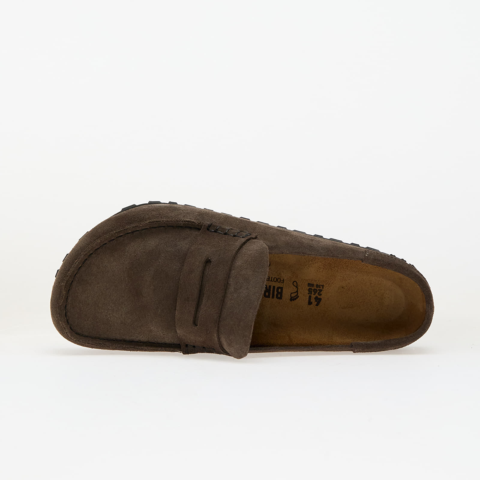 Men's sneakers and shoes Birkenstock Naples Wrapped Suede Leather Concrete Gray