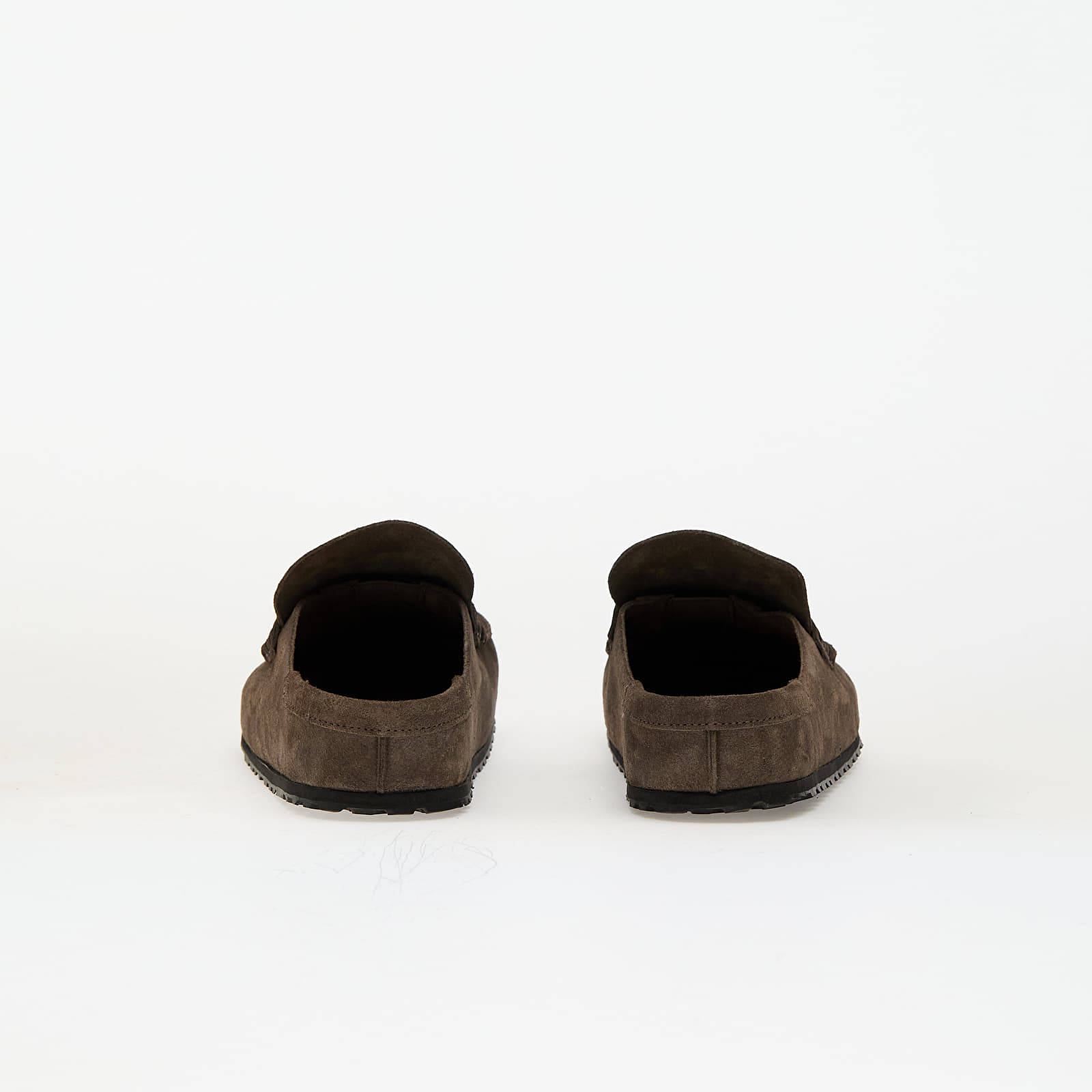 Men's sneakers and shoes Birkenstock Naples Wrapped Suede Leather Concrete Gray