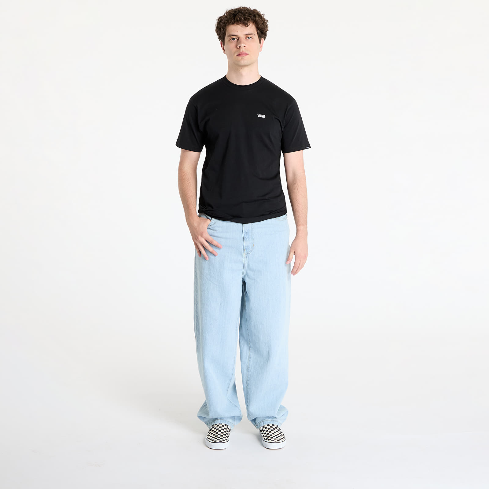 Tricouri Vans MN Left Chest Logo Tee Black