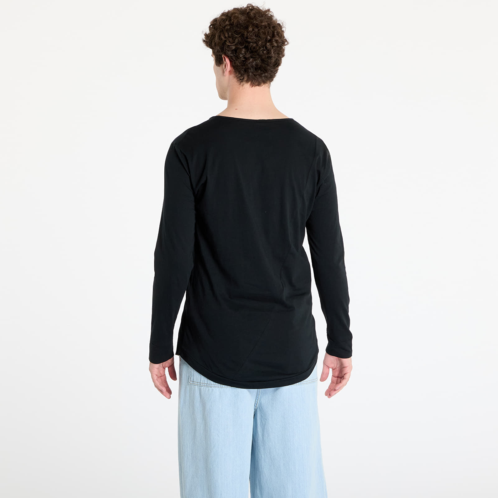 T-shirts Urban Classics Long Shaped Fashion L/S Black