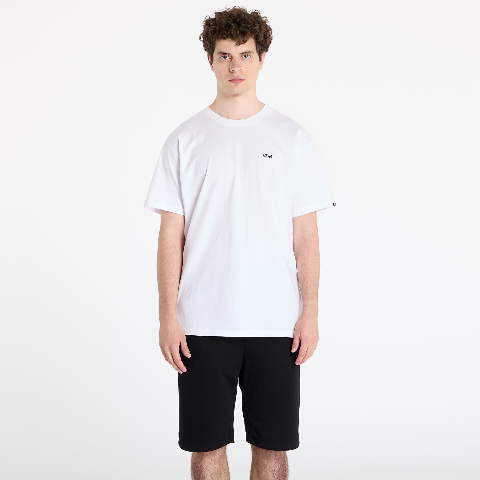 majice kratkih rukava Vans MN Left Chest Logo Tee White