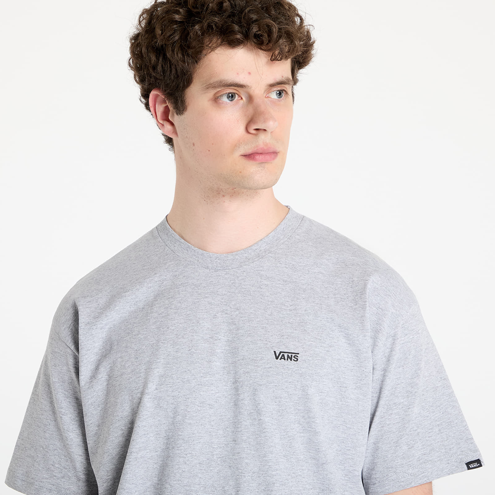T-shirts Vans MN Left Chest Logo Tee Melange Grey
