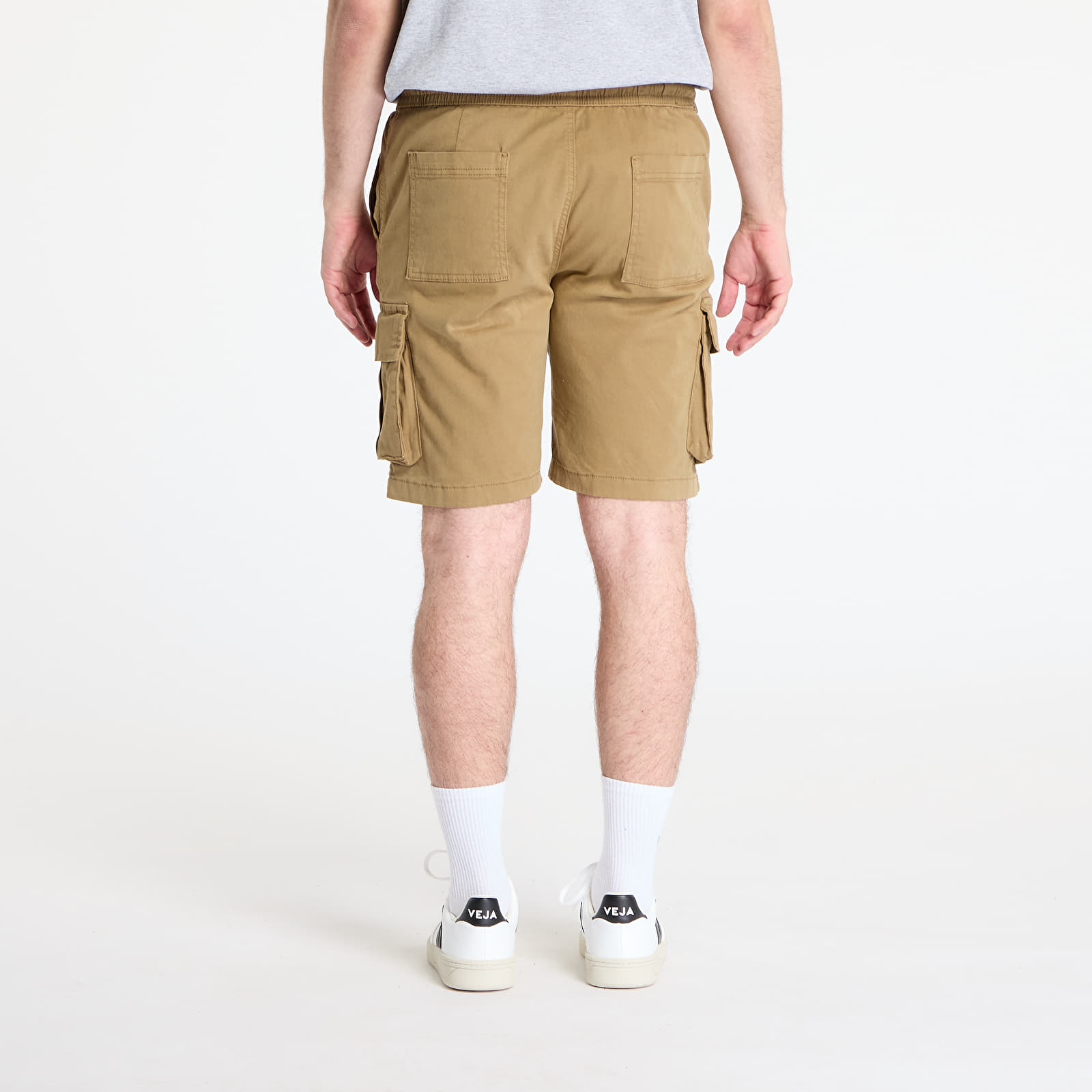 Shortsid Urban Classics Drawstring Cargo Shorts Dark Beige