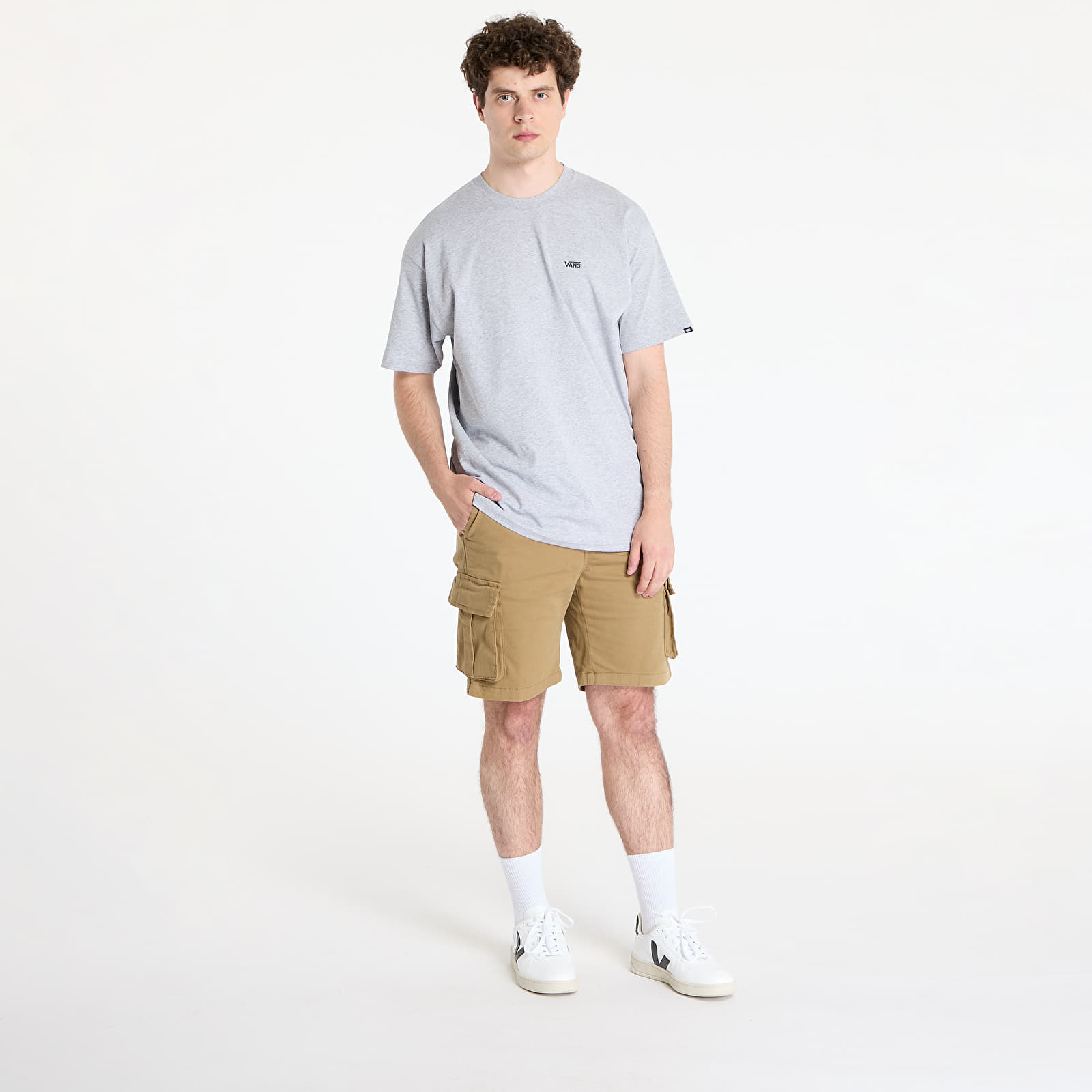 Shortsid Urban Classics Drawstring Cargo Shorts Dark Beige
