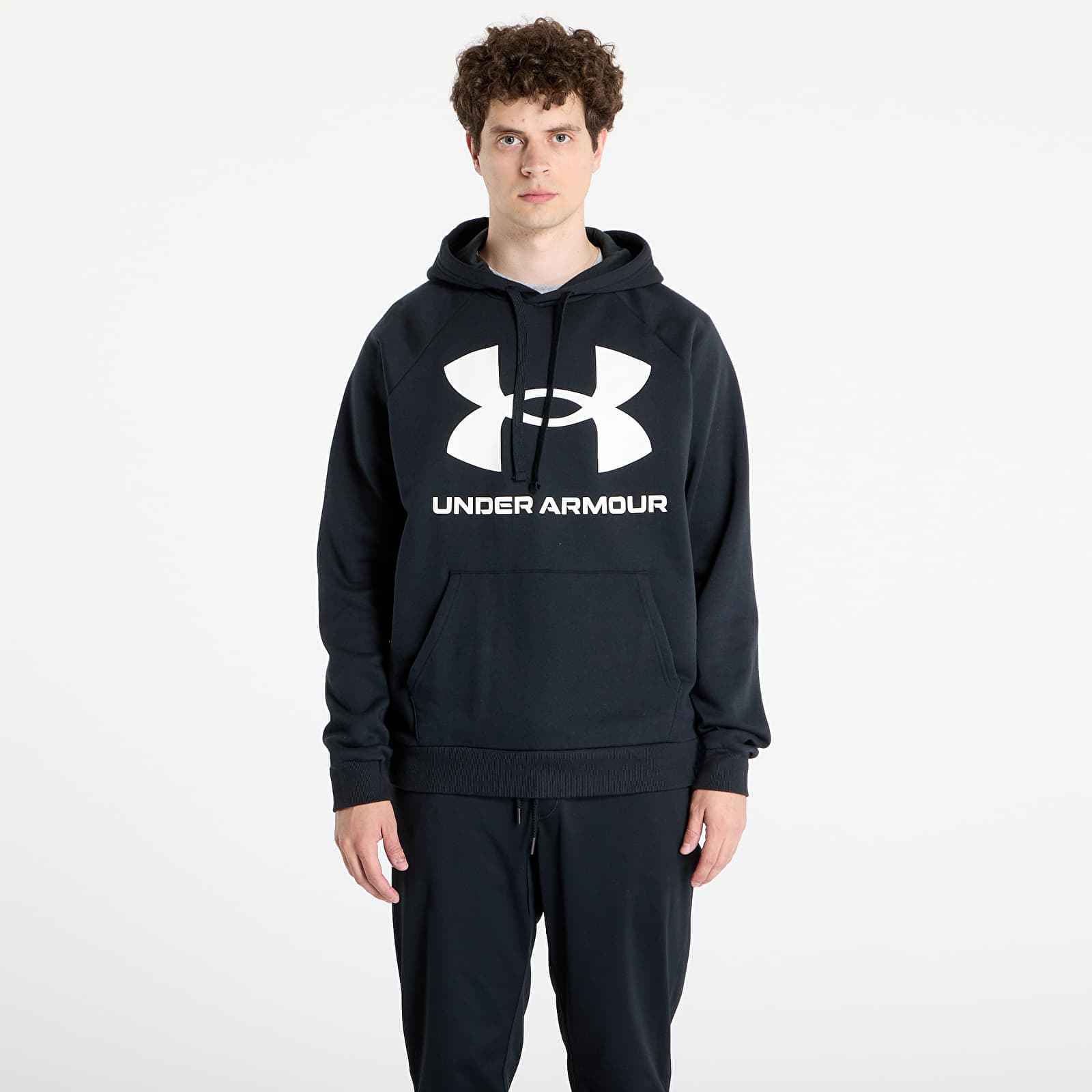 Pulóver Under Armour Rival Fleece Big Logo Hoodie Black L akciós termékkép 1