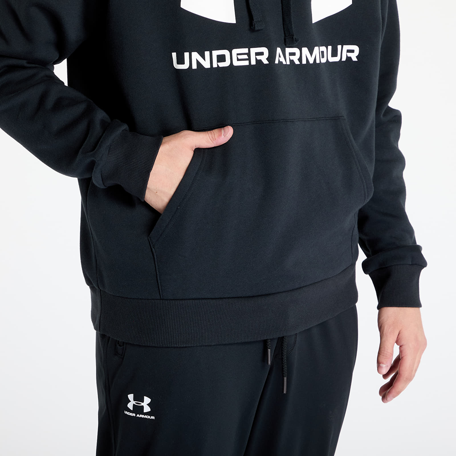 Kapuutsikud ja kampsunid Under Armour Rival Fleece Big Logo Hoodie Black