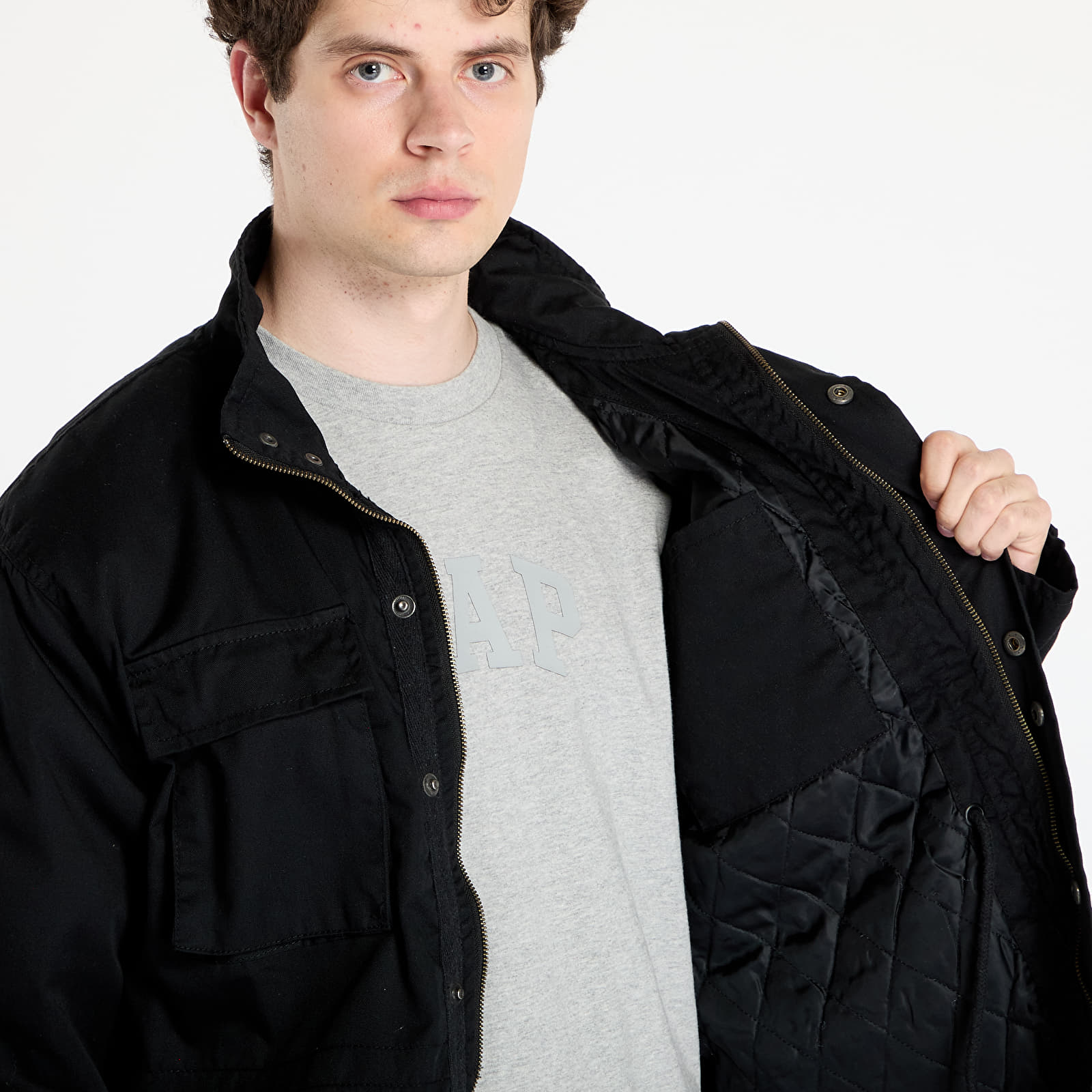 Joped Urban Classics Big M-65 Jacket Black