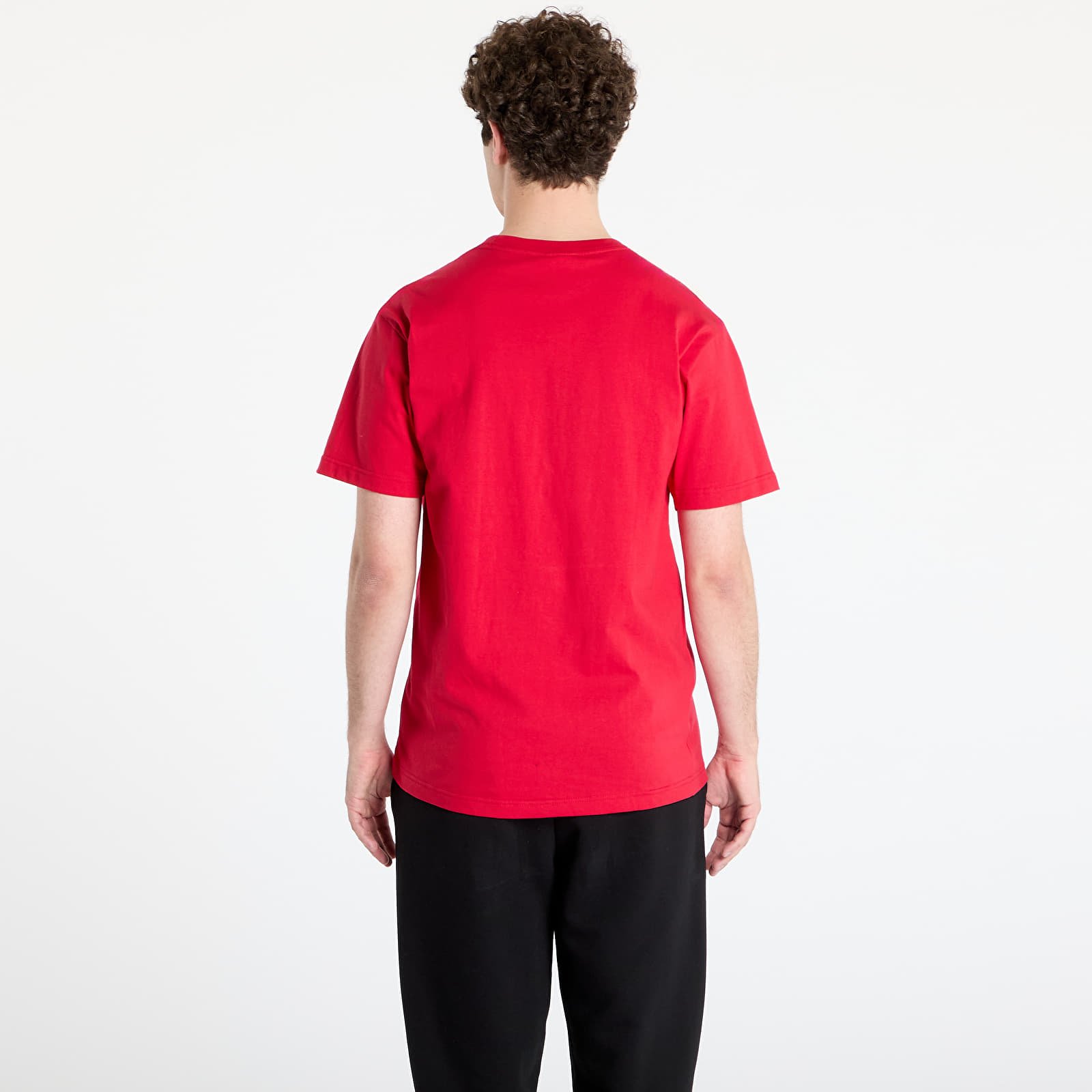 T-shirts Mitchell & Ness NBA Training Day Premium Ss Tee Vintage Logo Bulls Scarlet