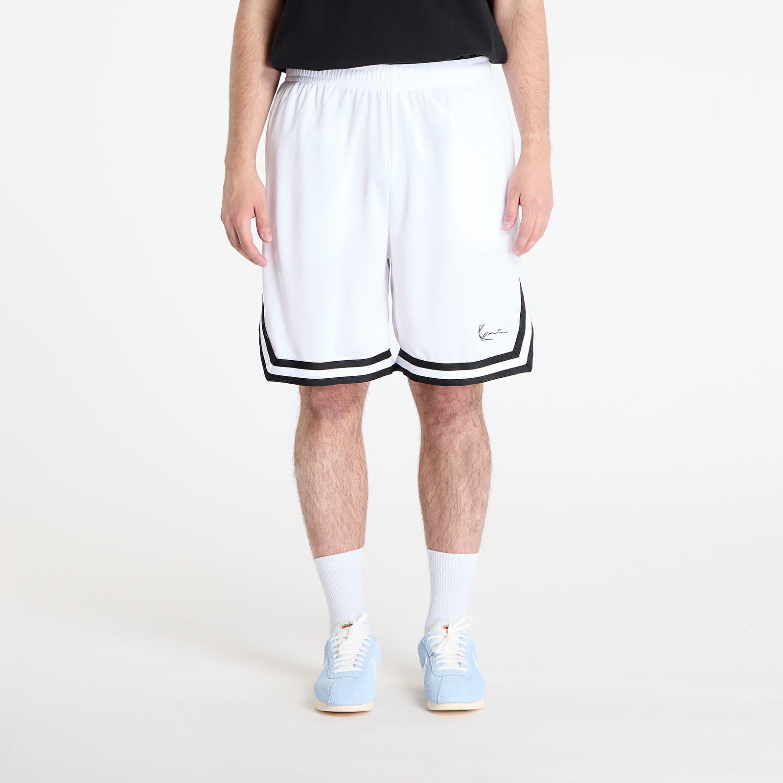 Shortsid Karl Kani Signature Mesh Shorts White