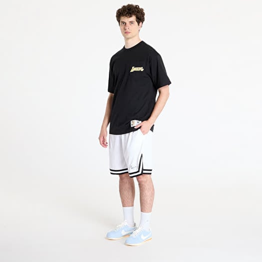 T-shirt Mitchell & Ness NBA Double Hit Ss Pocket Tee Vintage Logo Lakers Black