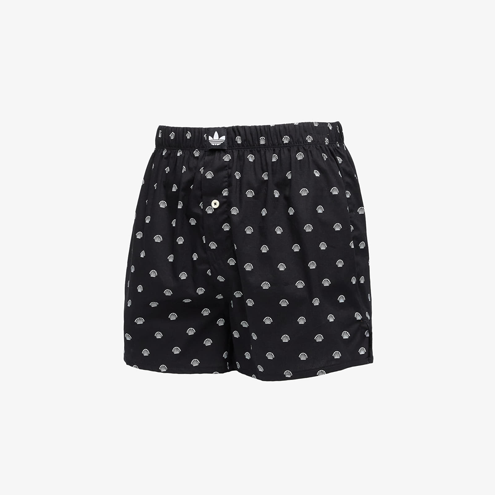 Pantalones cortos de hombre adidas Woven Boxer 2-Pack Black/ White