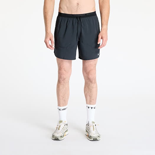 Βερμούδες Nike Stride Men's Dri-FIT 7" Brief-Lined Running Shorts Black/ Black/ Reflective Silv
