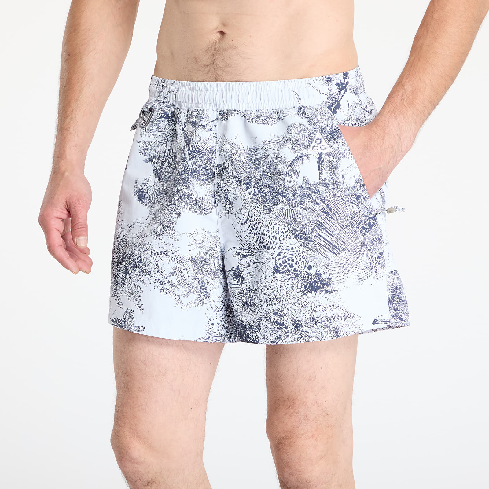 Pantalones cortos para hombre Nike ACG "Reservoir Goat" Men's Print Shorts Football Grey/ Thunder Blue/ Summit White