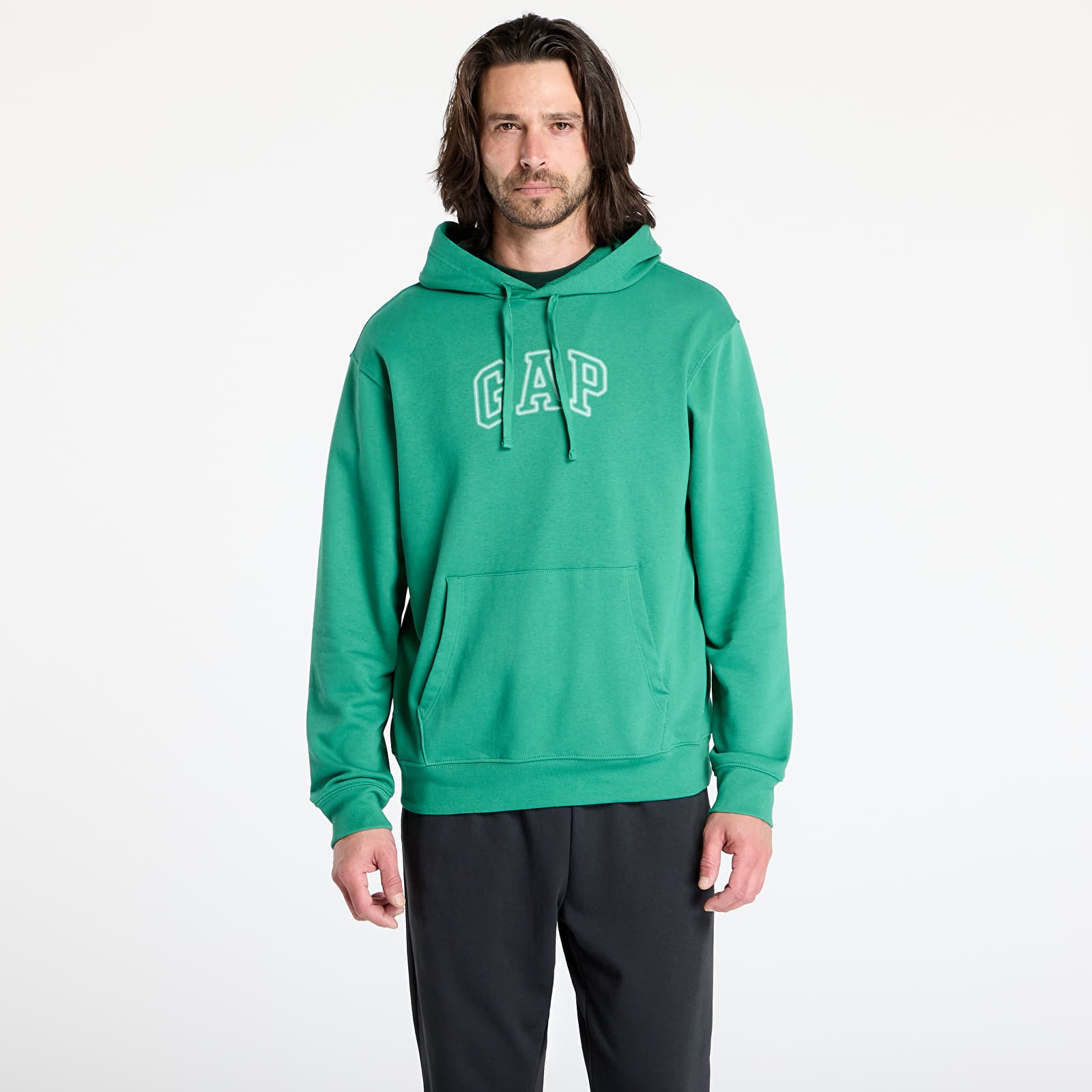 Damestruien GAP Logo Hoodie Green