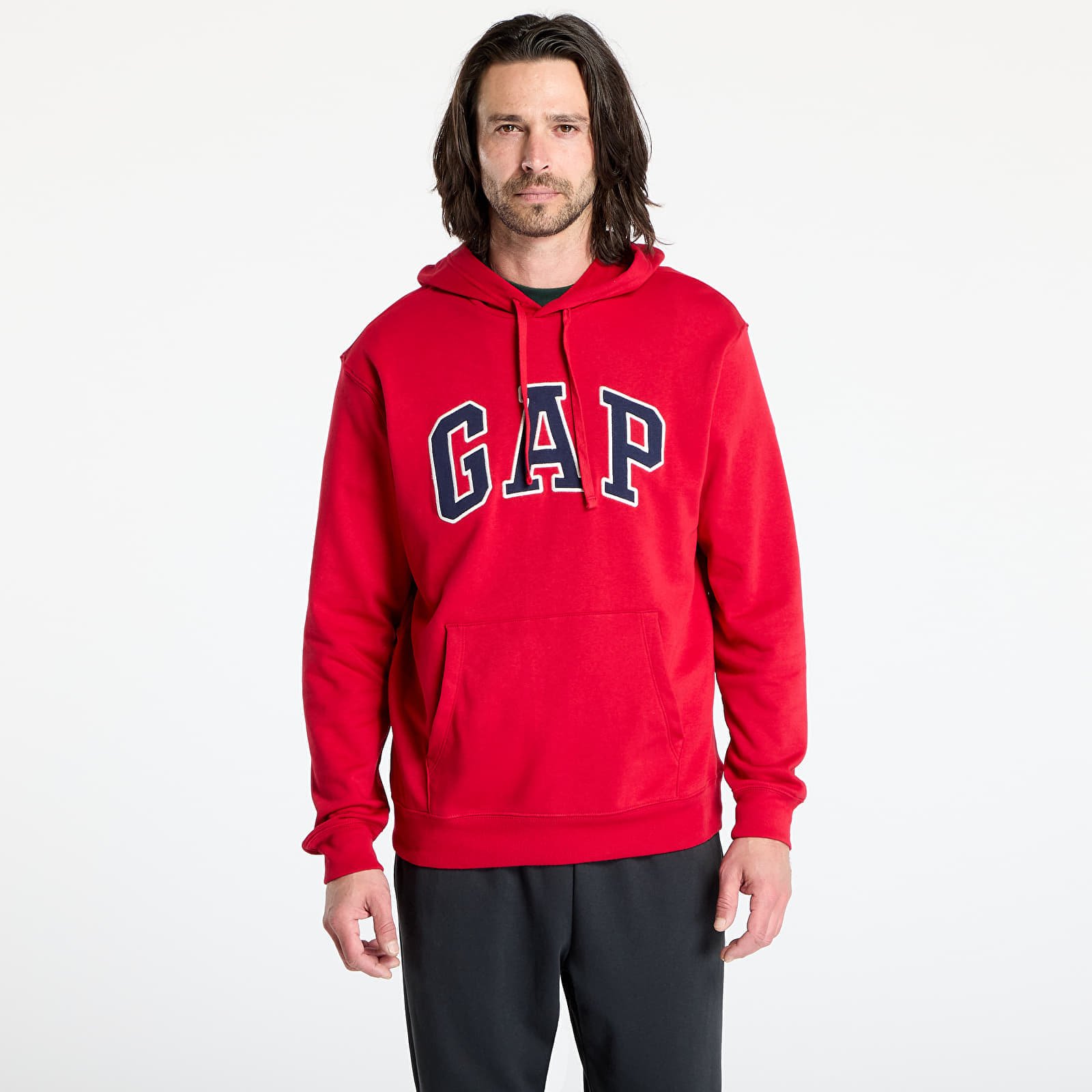 Pulóver GAP Logo Hoodie Red L akciós termékkép 1
