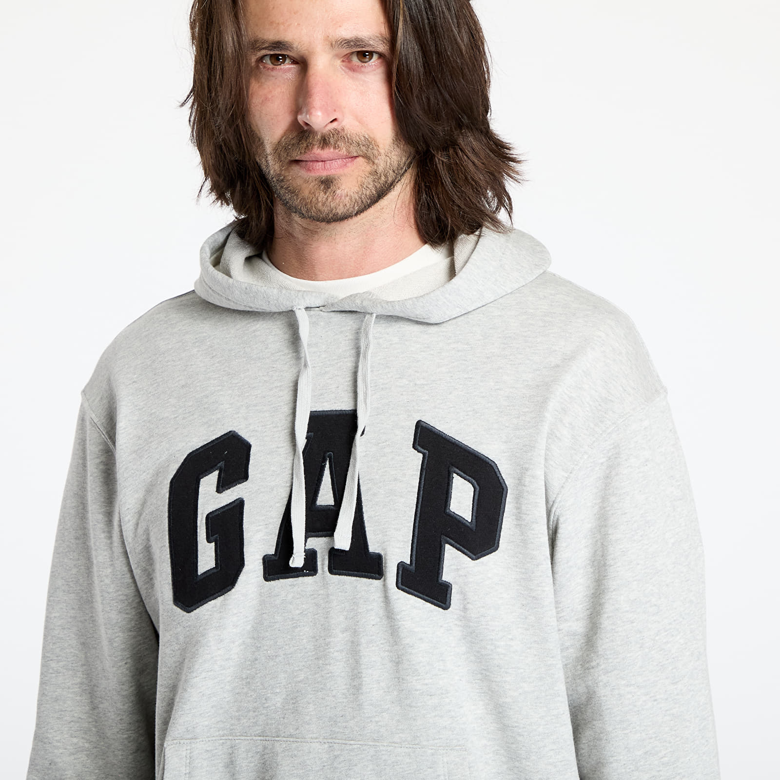 Sweatshirts GAP Logo Hoodie Grey