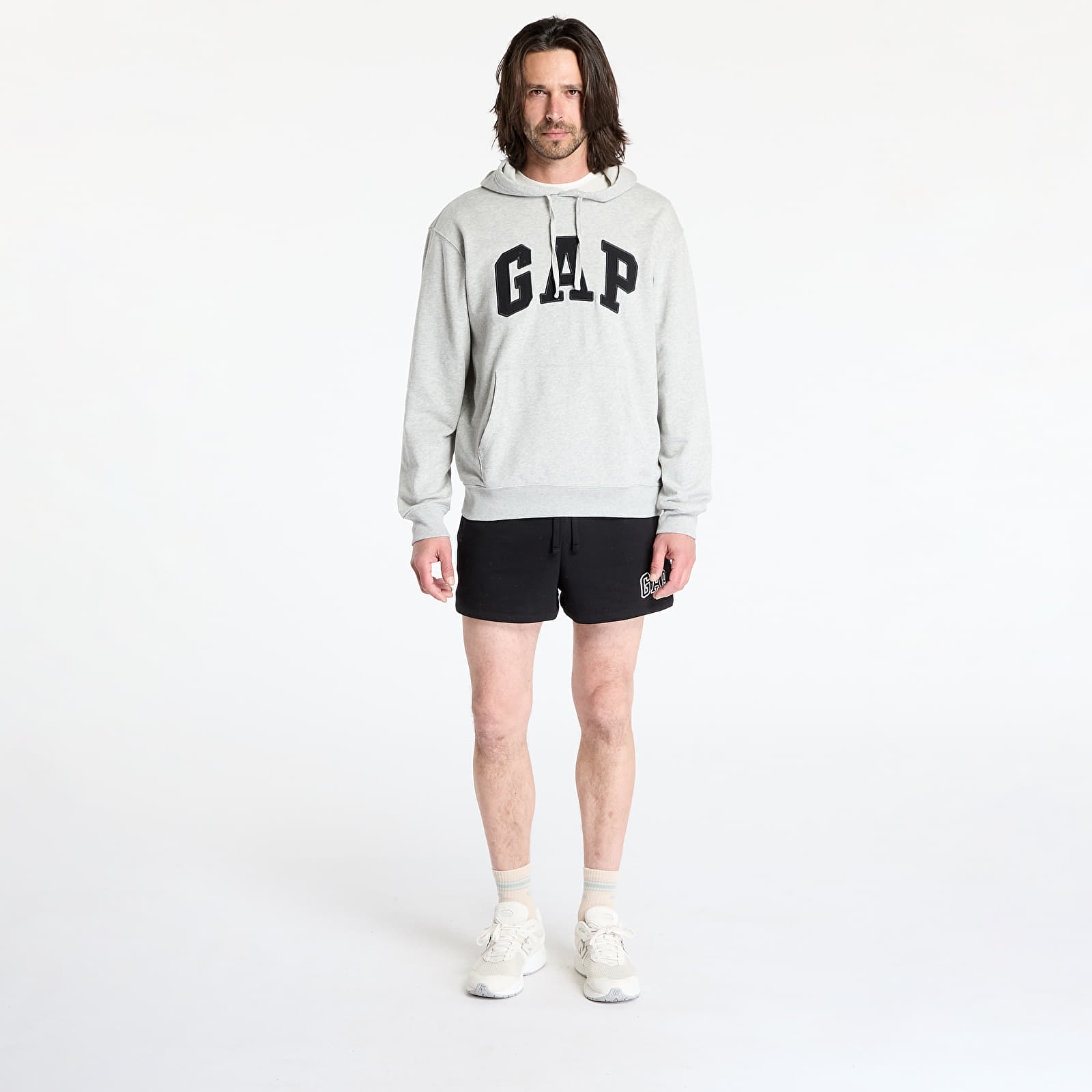 Sweatshirts GAP Logo Hoodie Grey