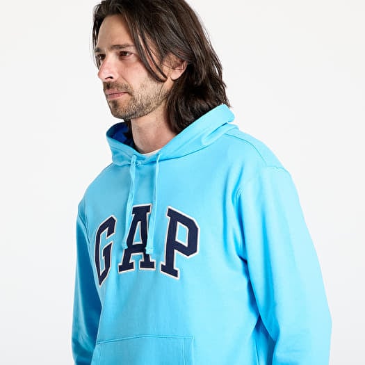 Hoodies and sweatshirts GAP Logo Hoodie Blue | Queens