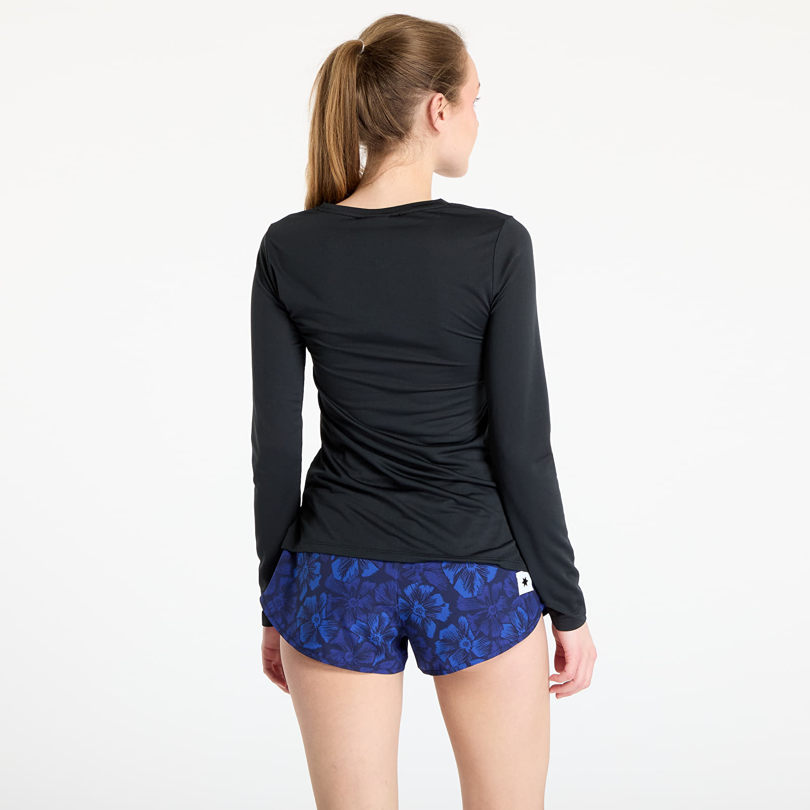 Dames T-shirts New Balance Sport Long Sleeve Black