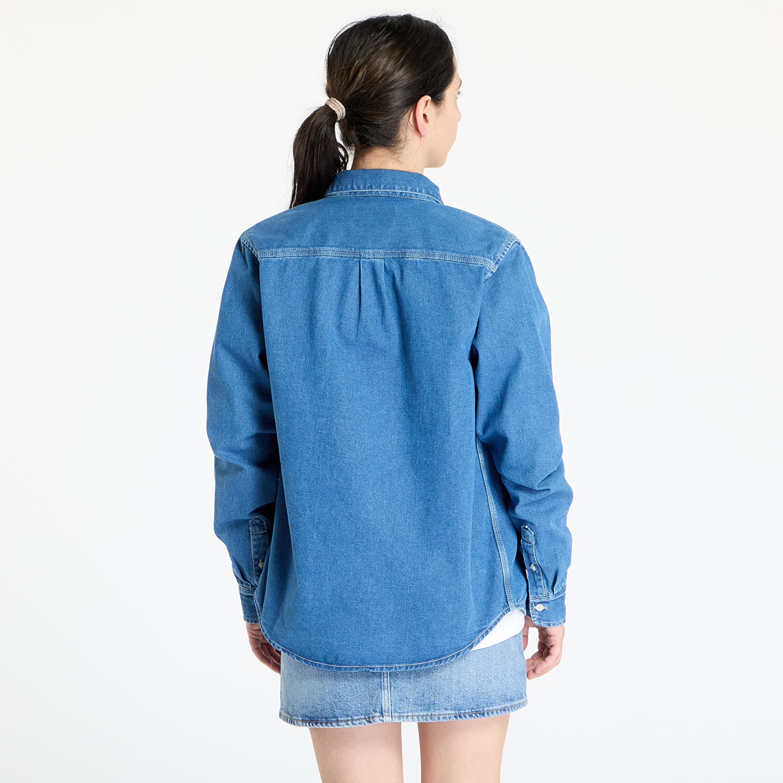 Košulja Carhartt WIP L/S Weldon Shirt Blue Heavy Stone Wash