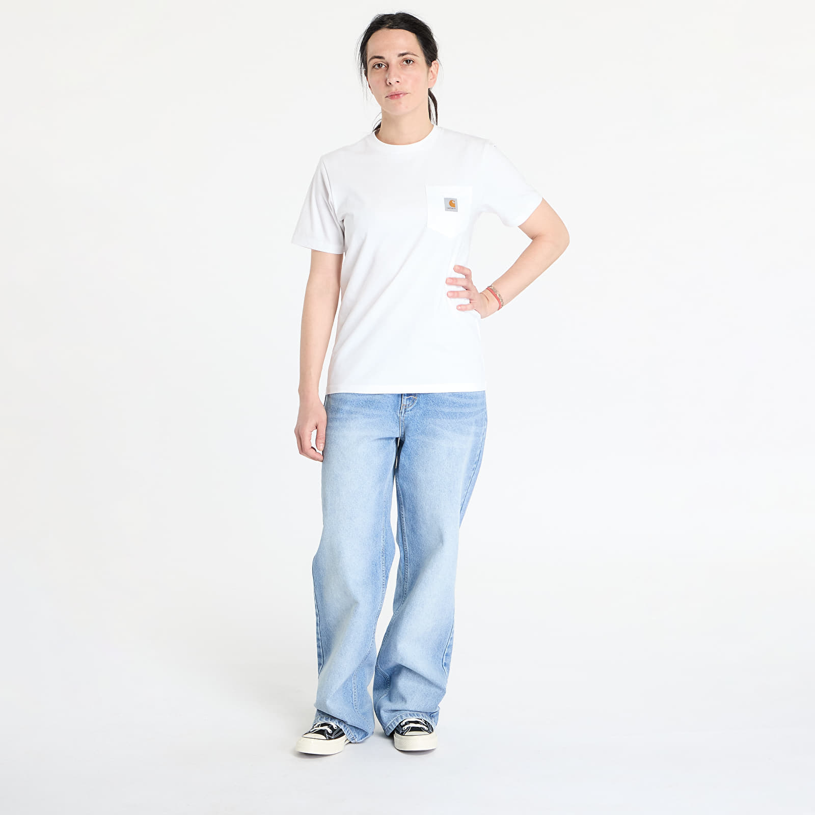 Camisetas Carhartt WIP Pocket Short Sleeve T-Shirt UNISEX White