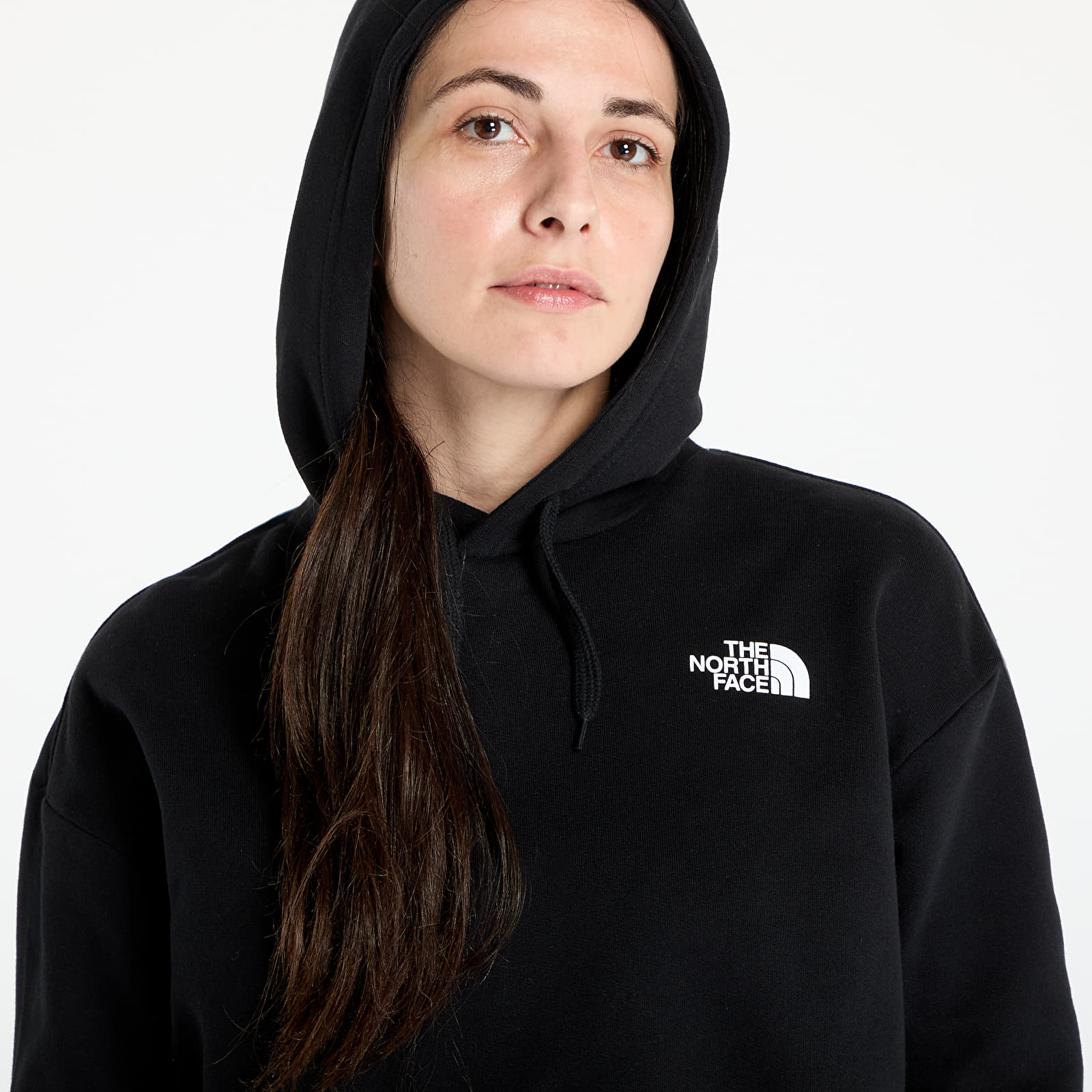 Sudaderas de mujer The North Face W Trend Crop Hoodie Tnf Black