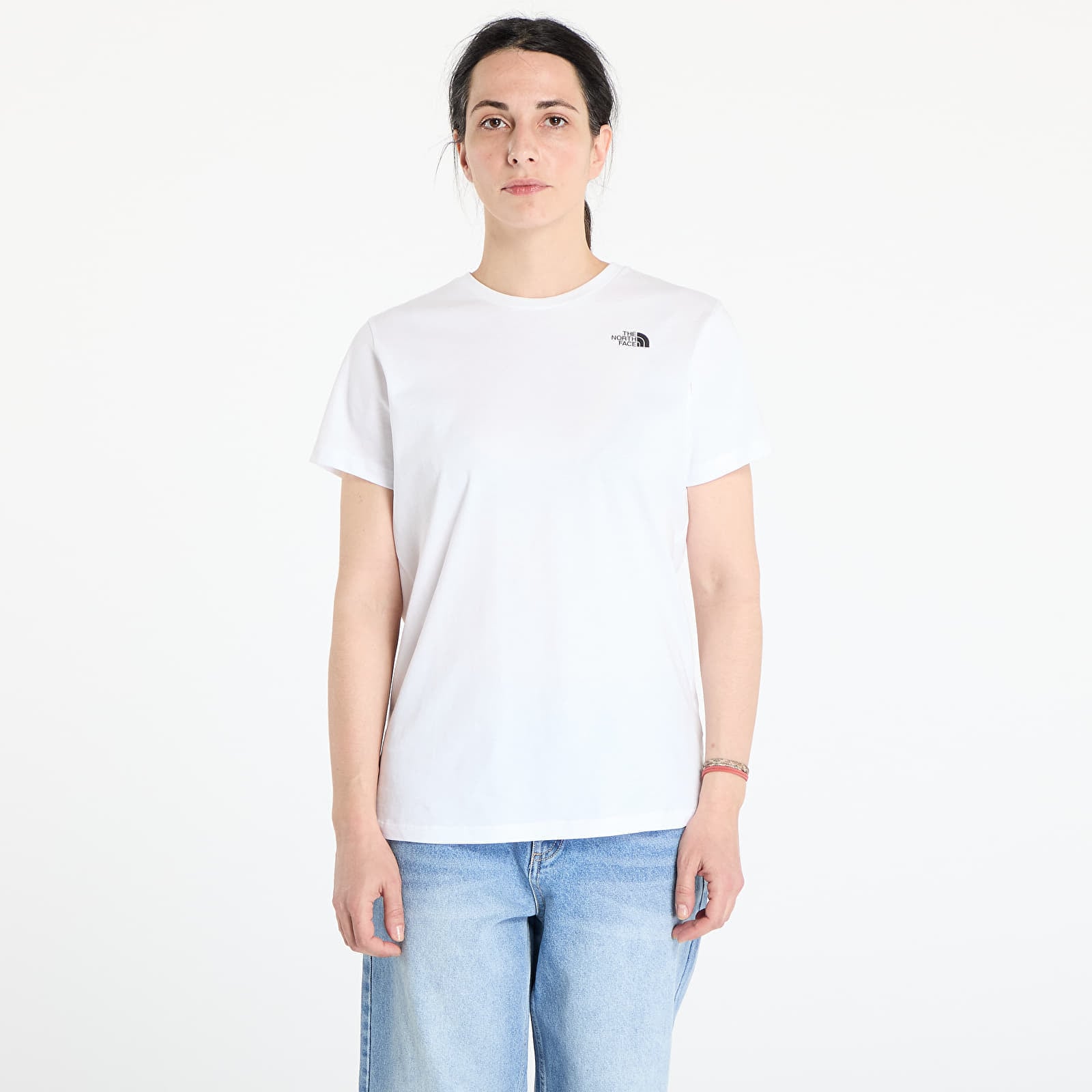T-shirt The North Face W SS Simple Dome Tee White L