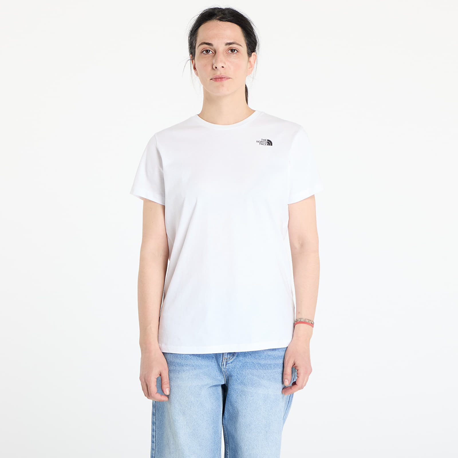 Tricouri The North Face W SS Simple Dome Tee White
