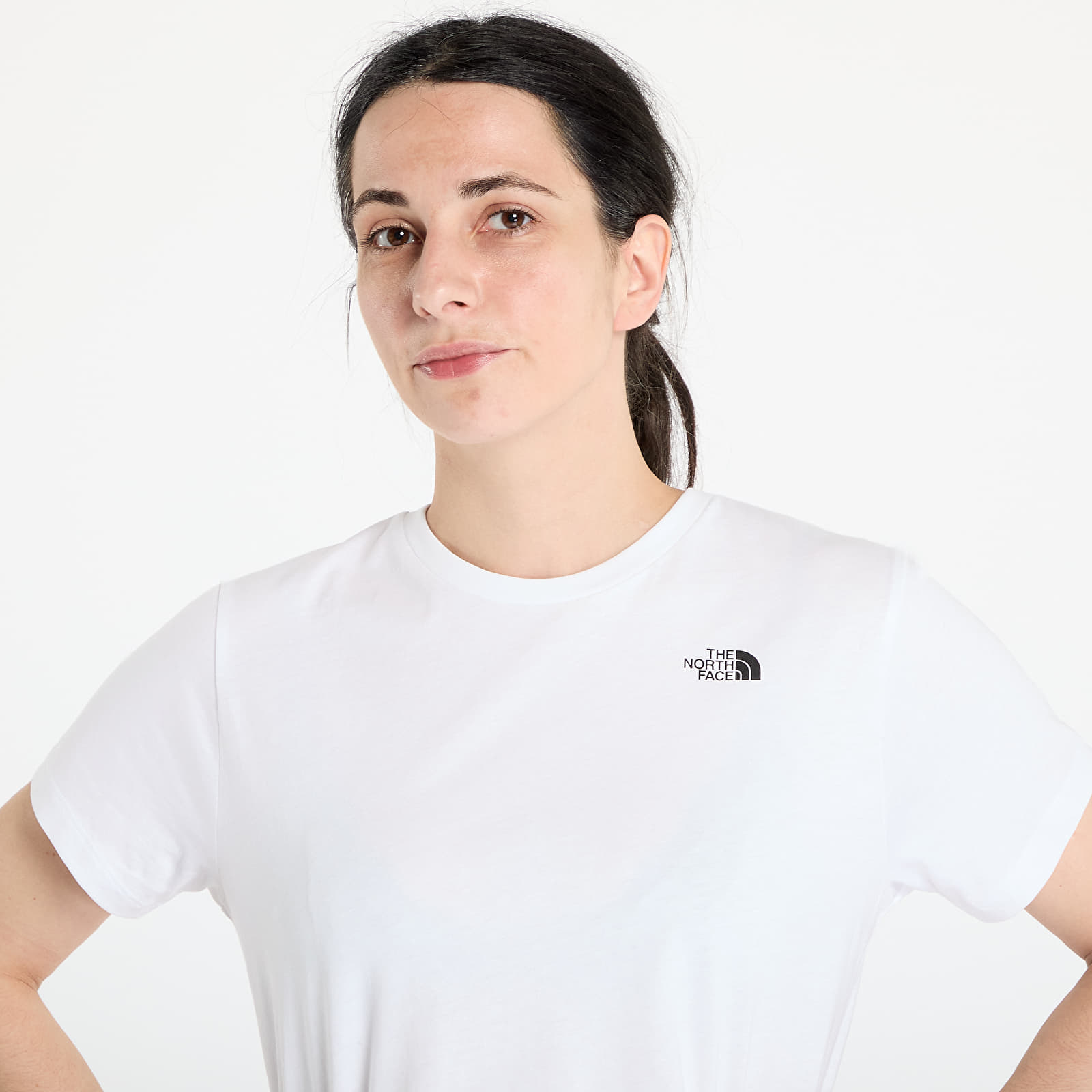 Tricouri The North Face W SS Simple Dome Tee White