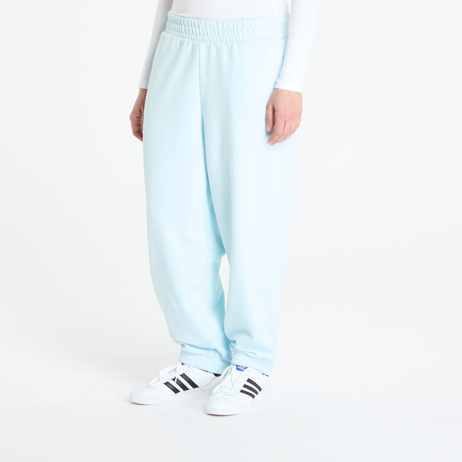Siltās bikses adidas Originals Adicolor Contempo Relaxed Joggers Blue