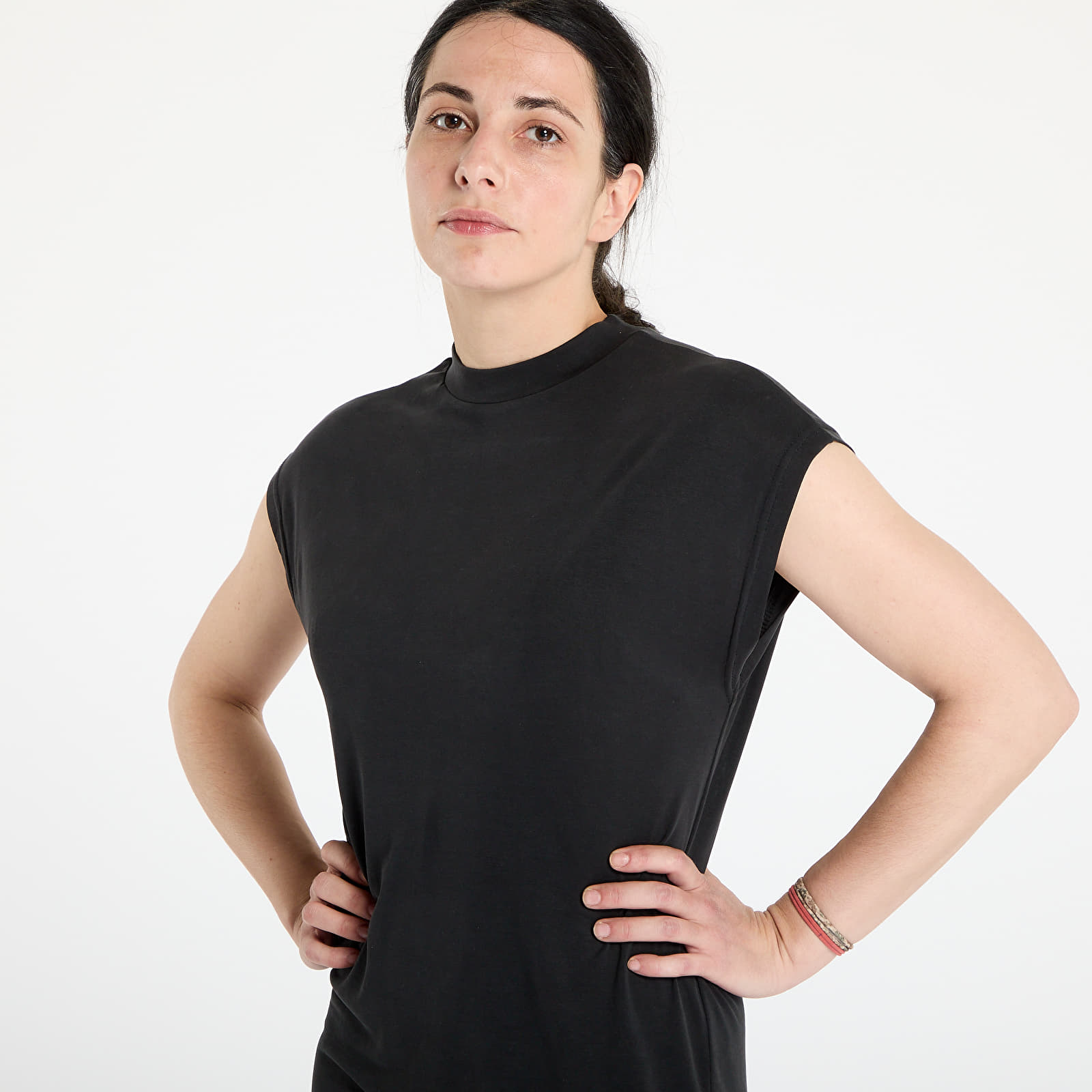 Kleider Urban Classics Ladies Modal Dress Black