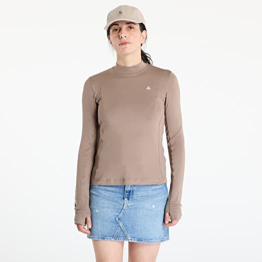 Nike ACG "Goat Rocks" Women's Dri-FIT ADV Long-Sleeve Top Mink Brown/ Summit White