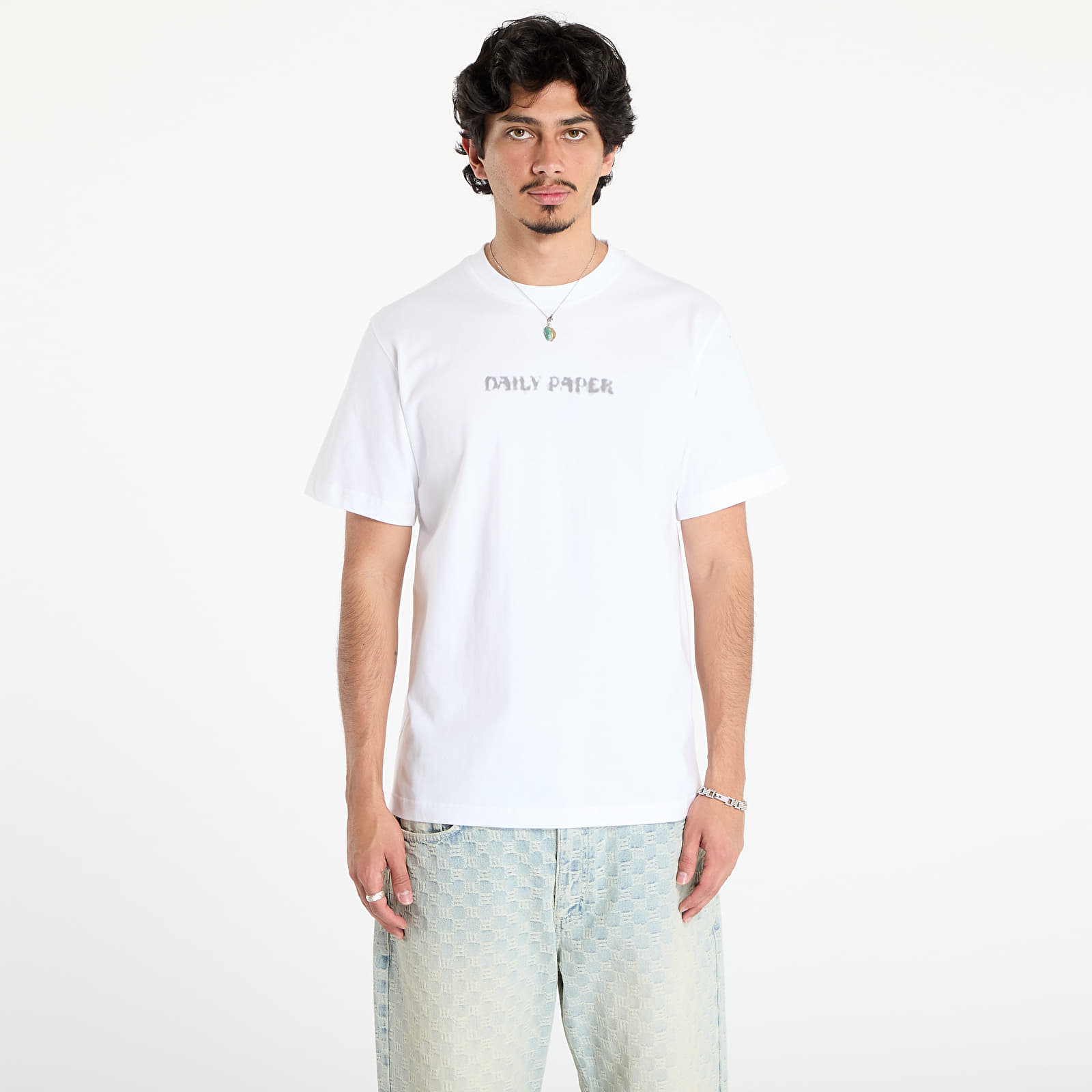 Camisetas hombre Daily Paper Shield Focus T-Shirt UNISEX White