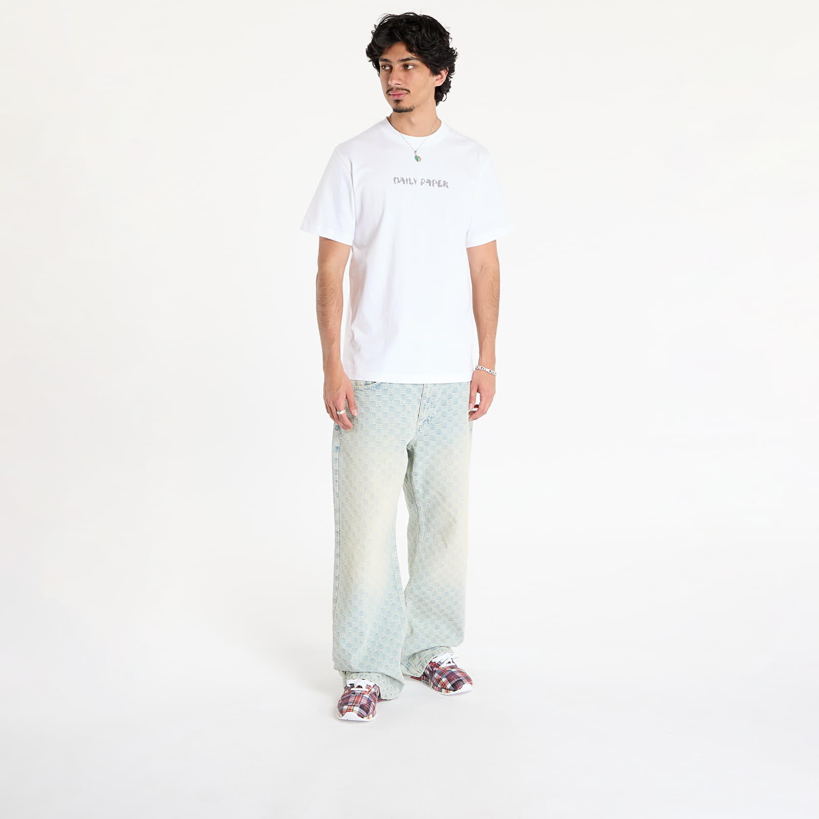 Camisetas hombre Daily Paper Shield Focus T-Shirt UNISEX White