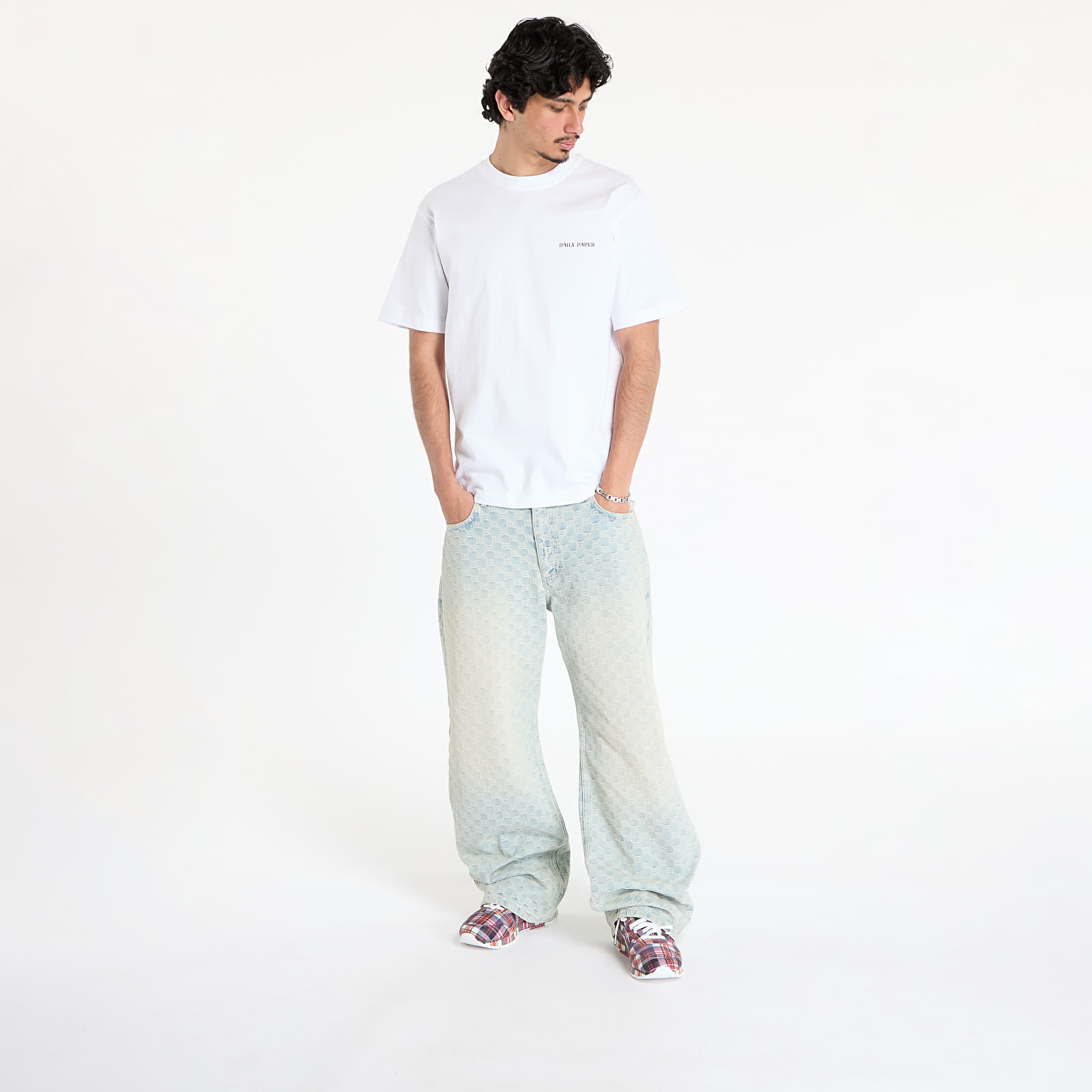 Camisetas hombre Daily Paper Wrapper T-Shirt UNISEX White