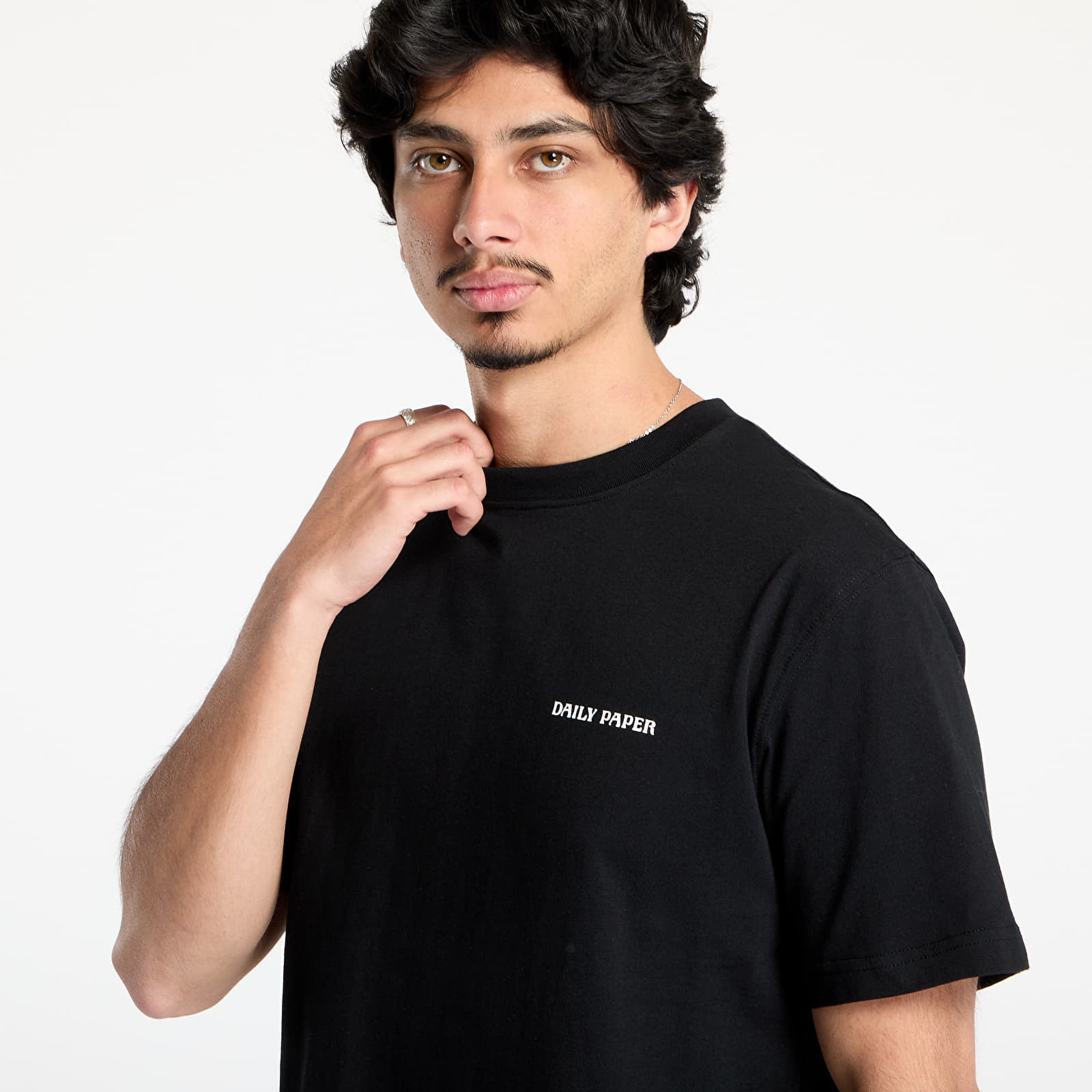 Camisetas hombre Daily Paper Wrapper T-Shirt UNISEX Black