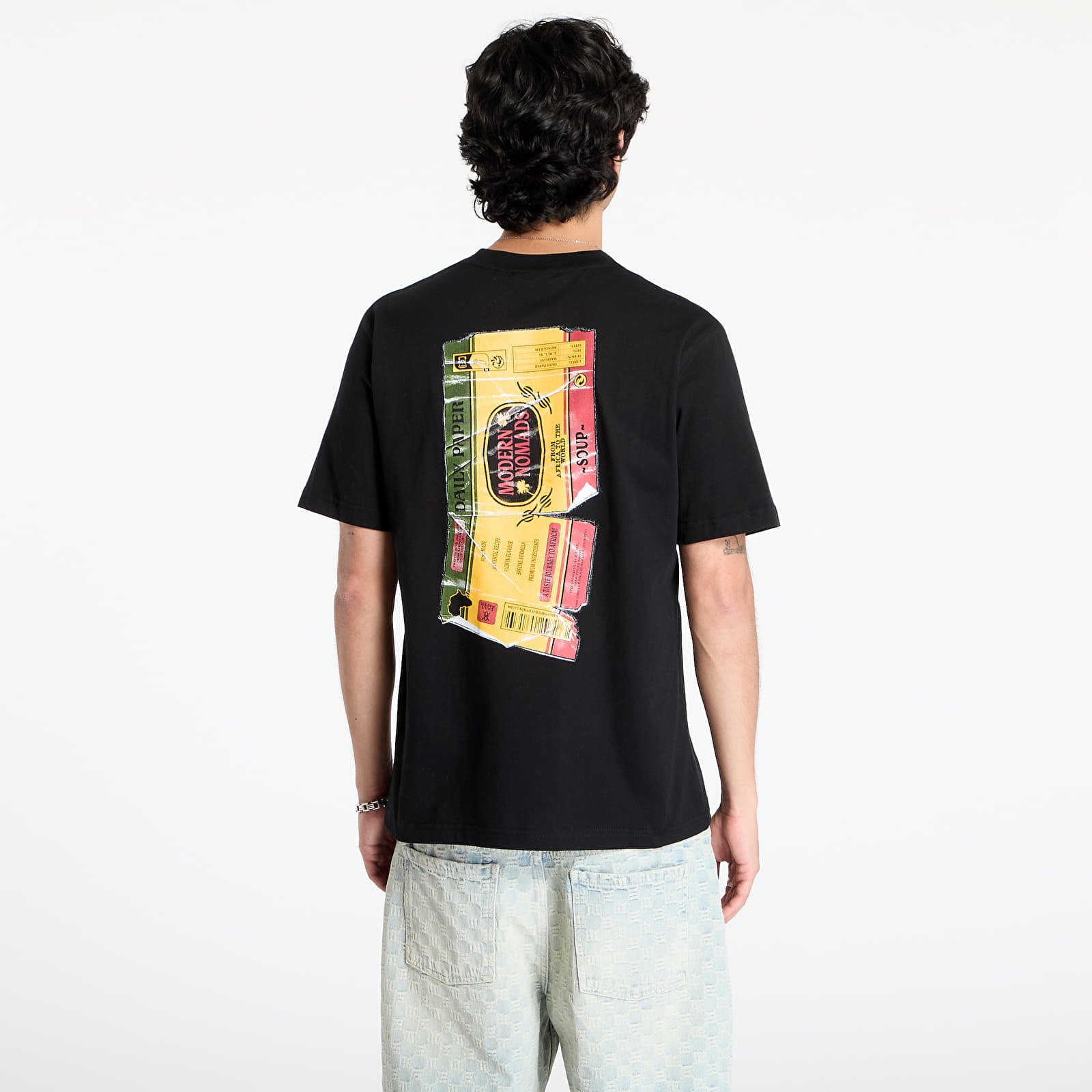 Camisetas hombre Daily Paper Wrapper T-Shirt UNISEX Black