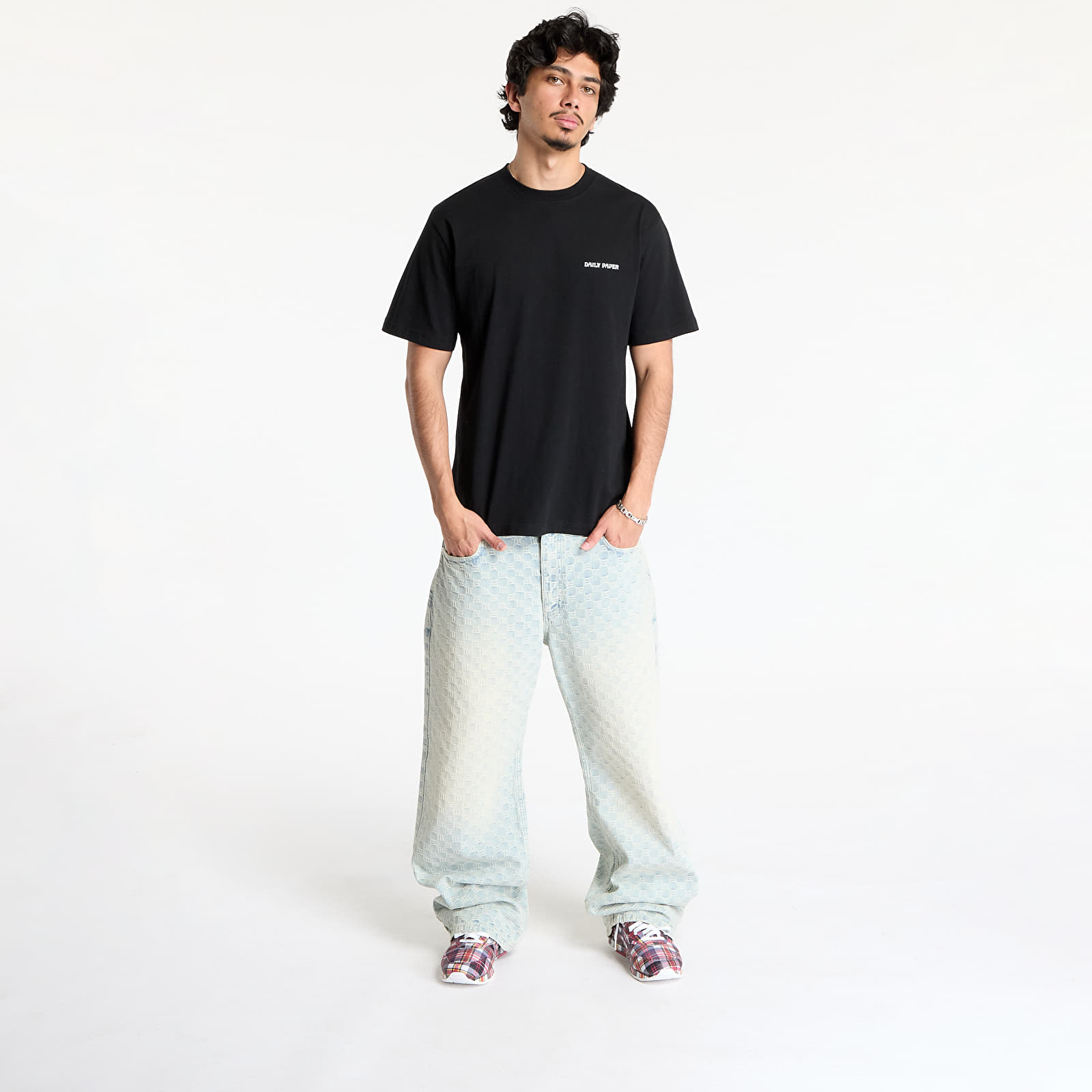 Camisetas hombre Daily Paper Wrapper T-Shirt UNISEX Black