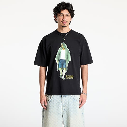 T-shirt PLEASURES Dude T-Shirt Black