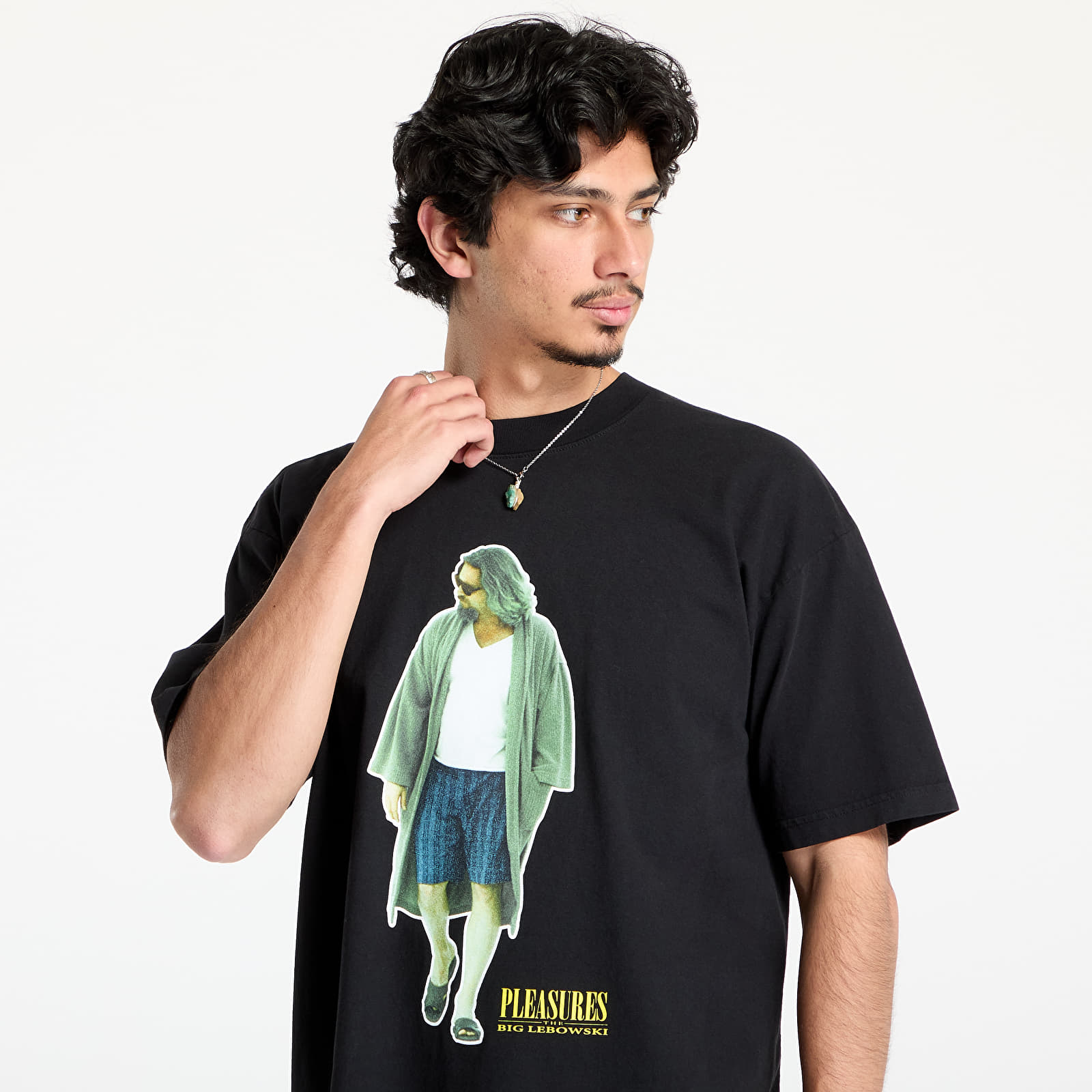 Pánske tričká PLEASURES Dude T-Shirt Black