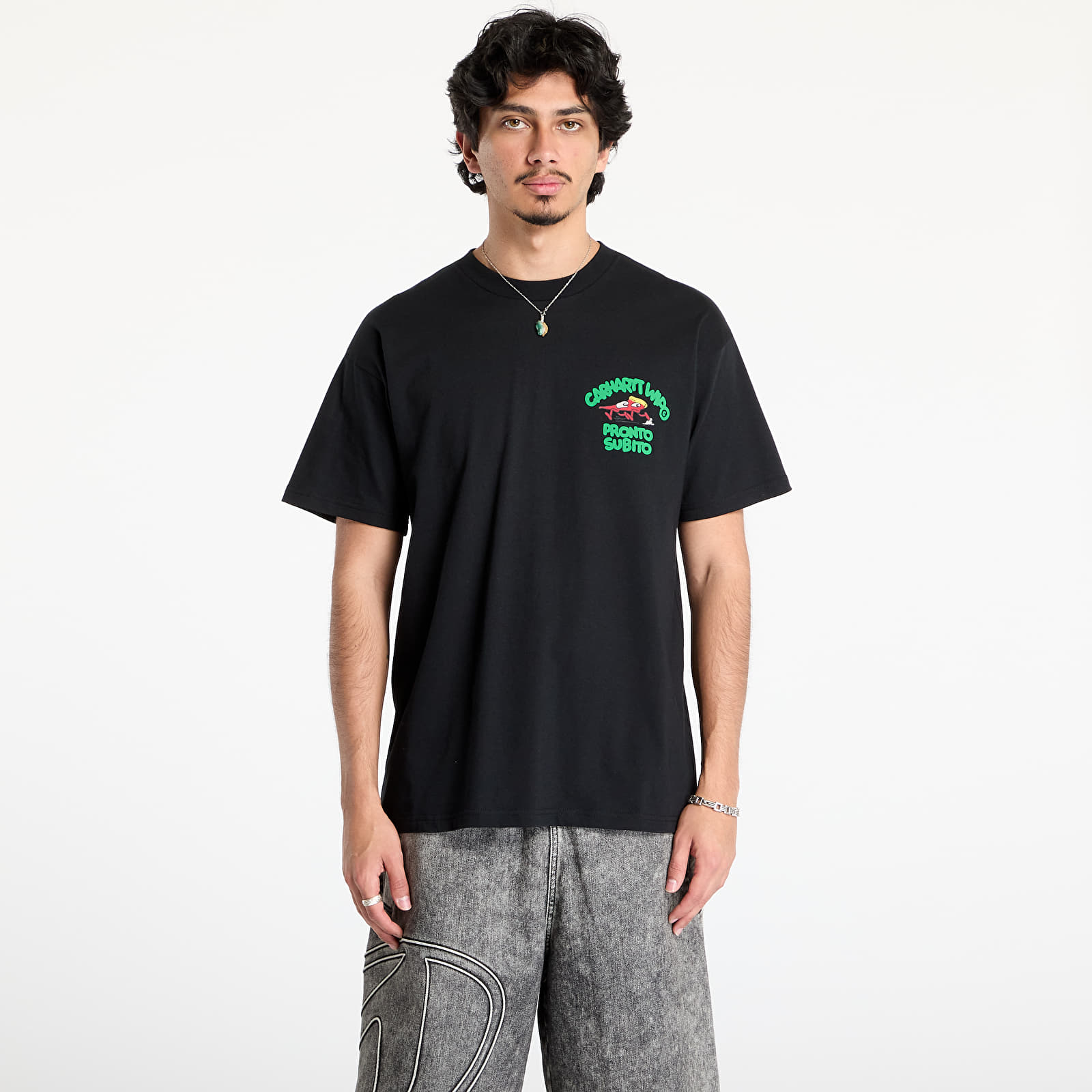 Men's T-shirts Carhartt WIP Short Sleeve Pronto T-Shirt UNISEX Black