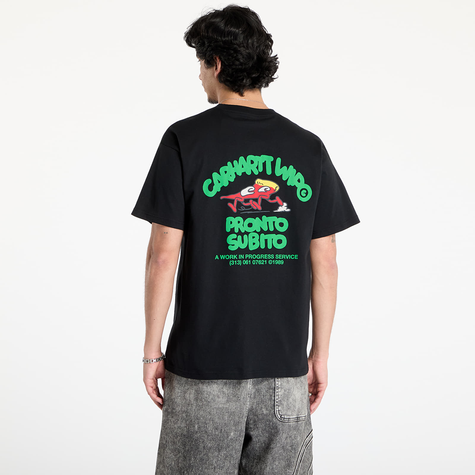 Men's T-shirts Carhartt WIP Short Sleeve Pronto T-Shirt UNISEX Black