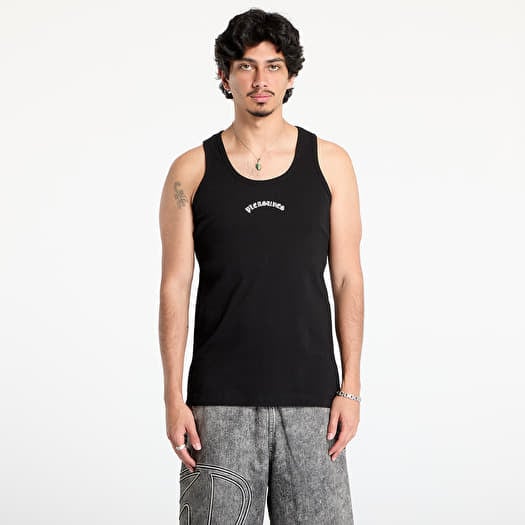 PLEASURES Standard Tank Top 2 Pack Black/  White