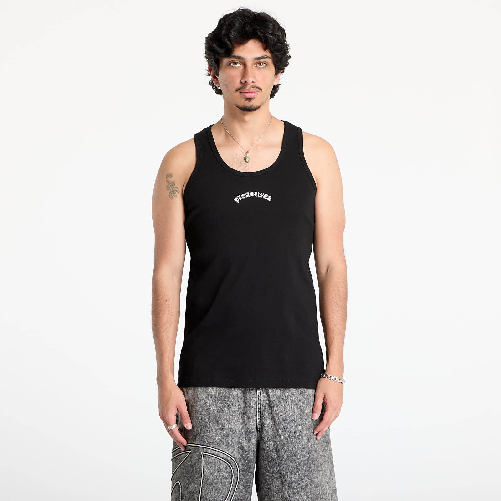 Pánske tielka PLEASURES Standard Tank Top 2 Pack Black/  White