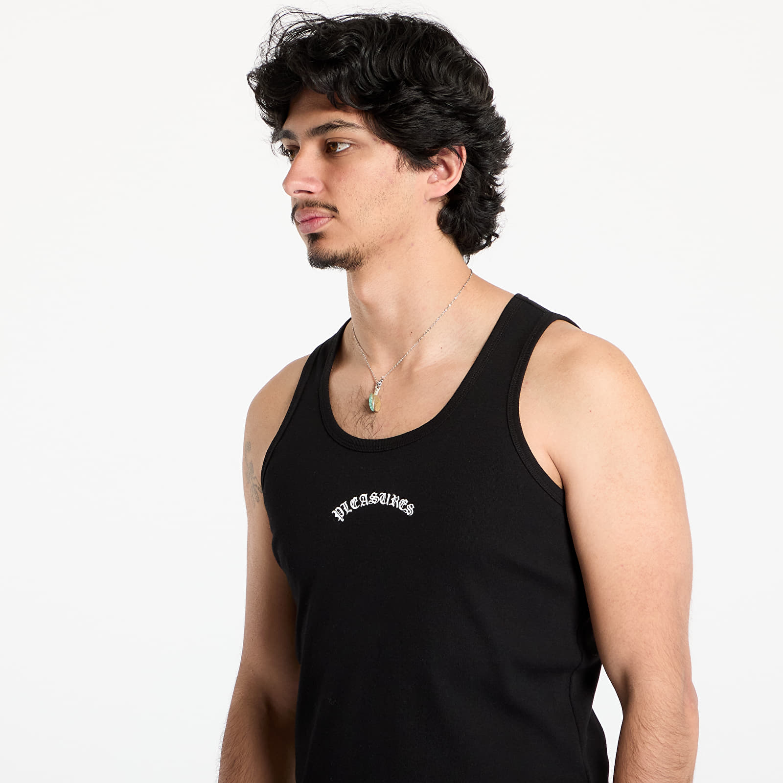 Pánske tielka PLEASURES Standard Tank Top 2 Pack Black/  White