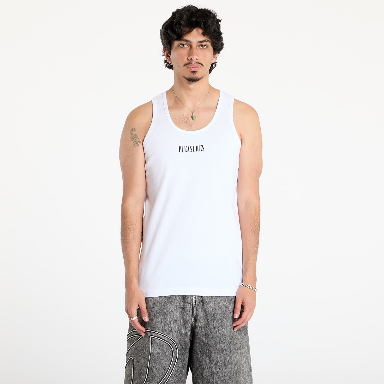 Pánske tielka PLEASURES Standard Tank Top 2 Pack Black/  White