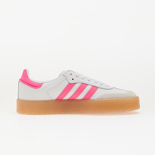 adidas Sambae Ftwr White/ Off White/ Lucid Pink | Queens